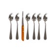 Chef Craft Grapefruit Spoon And Knife Set, 6 Stainless Steel