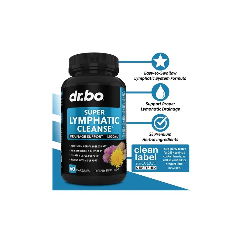 Dr. Bo Drenaje Linfático Herbal 60 Cápsulas