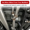 409 Stainless Steel Diesel Exhaust Muffler Kit 3" Inlet 2.25"