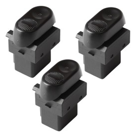 Riyhch 3 pcs Front Driver Passenger Side Window Switch Heavy Duty Fit for Freightliner Cascadia 113 125 2007-2017 901-5203 12862662