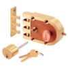 Segal SE 14326 Single Cylinder Deadbolt Brass Slam Lock with