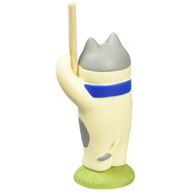 Decole ZCB-61852 Figurine Frefle Cat, 1.3 x 1.0 x 2.4 inches (3.3 x 2.5 x 6 cm), Concombre