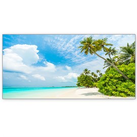 DIQISHIZHU Fluorescent Light Covers for Classroom Office - 2ft x 4ft LED Light Filters, Eliminate Harsh Glare & Eyestrain, Decorative Classroom Light Covers, Light Diffuser Panel.Tree by The sea