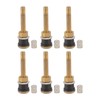 10 Pcs Valve Stems Straight Brass Heavy Duty Clamp in