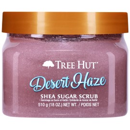 Tree Hut Desert Haze Shea Sugar Scrub | Exfoliating Body Scrub Removes Dead, Dry Skin for a Soft & Hydrated Feel | Nourishing Essential Body Care | 18 fl oz.