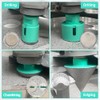 LEKOMESH Diamond Core Drill Bits Set 7pcs Tile Hole Saw