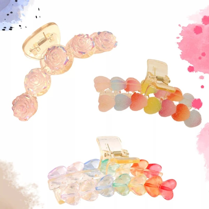 Universo en Linea Set 3 Pz Pinzas Clips Accesorios Moda