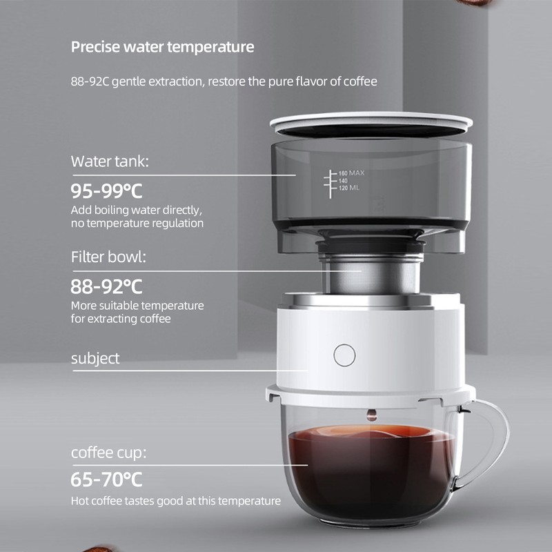 Mini Coffee Machine Outdoor Travel Camping Portable Manual Drip Coffee