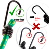 com-four® Set of 10 Rubber Tensioners – Luggage Tensioners –