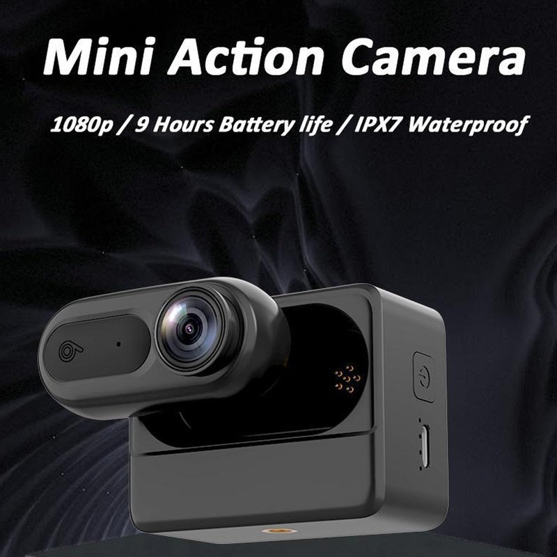 Mini Body Camera 1080P, Wearable Body Cam with Rotatable Clip