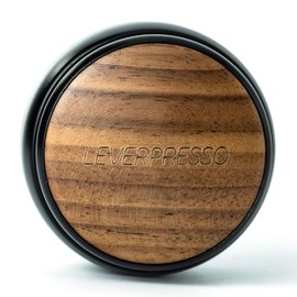 Leverpresso Spring Tamper 51mm – Precision Espresso Tamper with Walnut Handle for Consistent Pressure