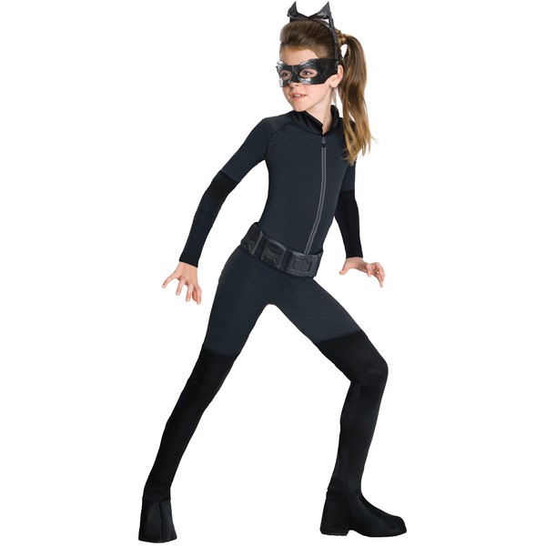 Rubie's Batman Dark Knight Rises Child's Catwoman Costume - Medium, Black