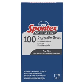 Spontex Specialist Disposable Gloves (Pack of 100)