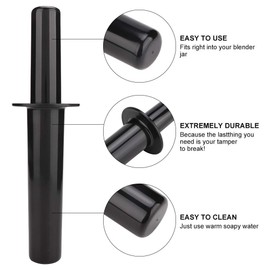 Universal Kitchen Blender Accelerator Tamper Plunger Tool Plastic Stick Replacement Accessories for Accelerator 64OZ Container Holder