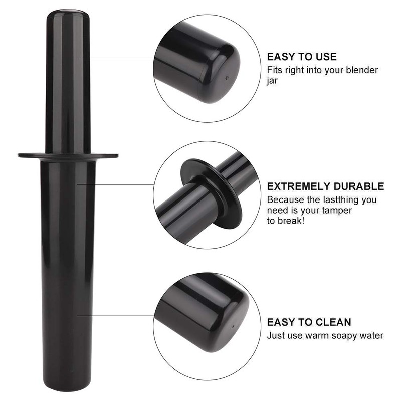 Universal Kitchen Blender Accelerator Tamper Plunger Tool Plastic Stick Replacement