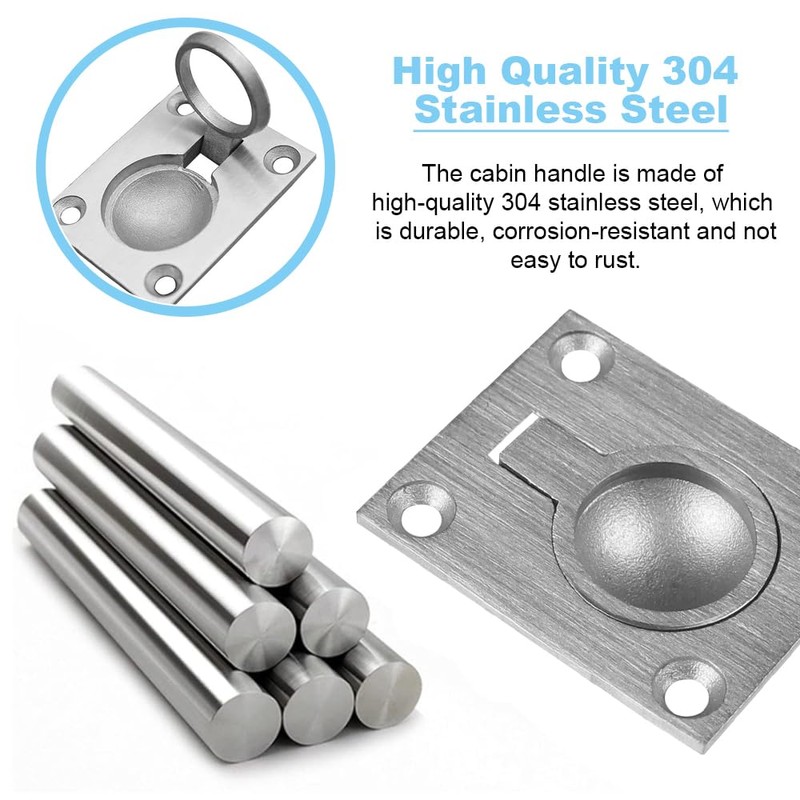 SPEACOUR Hatch Handle Flat Door Handle Inlet Handle Invisible Handles