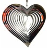 Hanging Stainless Steel Garden Wind Spinner Sun Catcher Crystal -