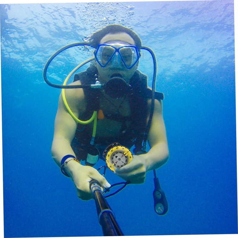 Sosoport Diving Wrist Compass Elastic Band Dive Compass for Outdoor