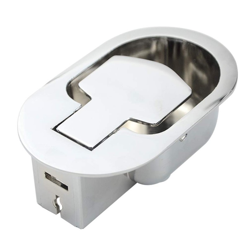 TOVOT 2 Pairs Metal Recliner Handles with Cable Sofa Replacement