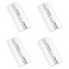 sourcing map Clear Plastic Hinges, Acrylic Hinges Small Hinge 100