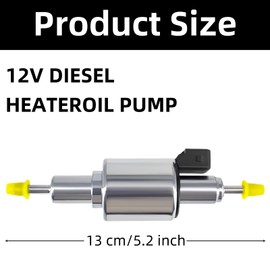 12V Diesel Heater Fuel Pump Universal Fits for 2KW 3KW 5KW 8KW Diesel Parking Heater Replacement Part (Quiet Design)