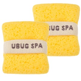 Ubug Body Sponge, Shower Body Sponge, Body Wash Sponge, Scraper, Body Wash (Abundant Bubble Balls, Highly Durable, Anti-Slip Fixed Band Design), Removes Dirt Smoothly, Compatible with Whole House