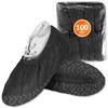 Shoe Covers Disposable Non-Slip for Indoors (100 PCS Ash Grey)