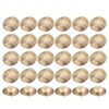 sourcing map 30pcs 40L Metal Round Hollow Sewing Buttons 25mm