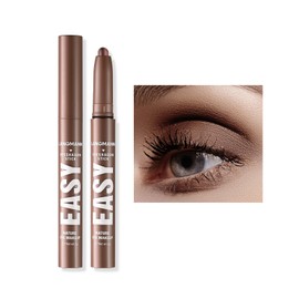 Kyannkara Eyeshadow stick Smooth Cream Shimmer Shadow Nude Matte Smoker Eyeshadow Pencil Long Lasting Waterproof Highlighter F06