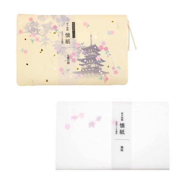 Kamiiso Sansho Kimono Beauty Iyo Washi with Case (1 Piece),