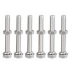 Boxonly M8x60mm Hex Head Screws Bolts, Nuts, Flat & Lock