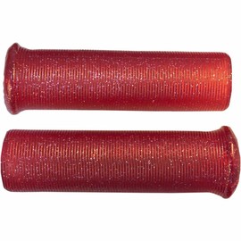 Emgo Star Fire Flake Grips for 7/8in. Handlebars - Red