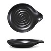 Ceramic Spoon Rest, 16x13x2.5cm Ceramic Spoon Rest with Spiral Design,