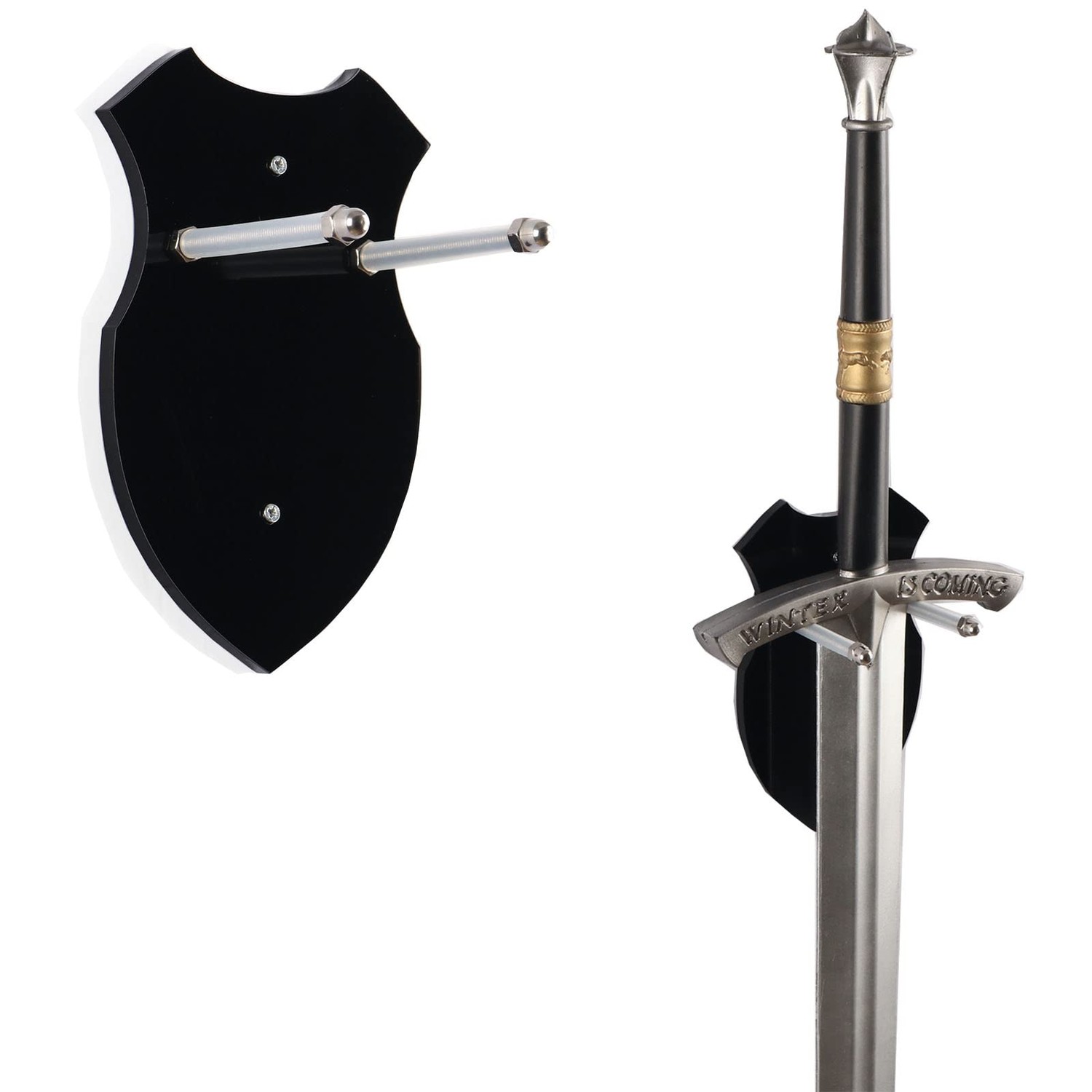 WANLIAN Support mural pour épée Crochet pour épée Présentoir mural pour épée simple Vertical