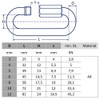 BOOTSTEILE BRAUER Chains – Quick Release Similar DIN 56926 Form