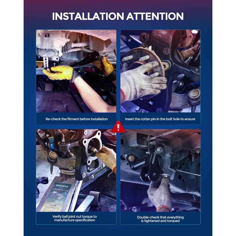 KAX Front Lower Control Arms Repacement for Acu ra MDX