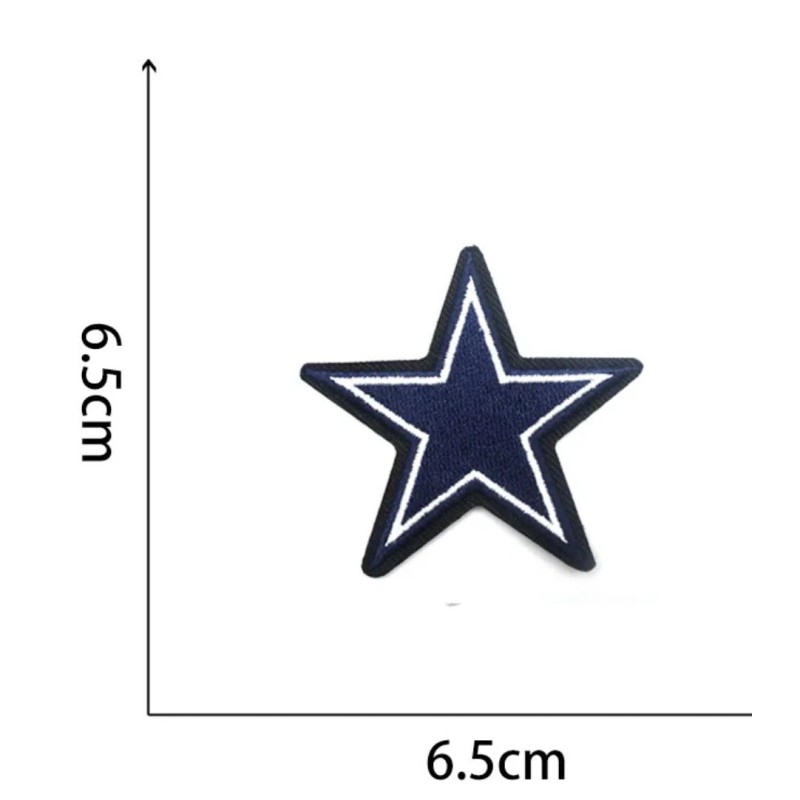 Set of 2 dallas cowboys iron on patch