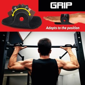 Sculptum Men's Gym Gloves Anti-Calluses Grip and Protection for Fitness, Crossfit and Weights, Comfortable and Breathable Padding, Pad Material That Adapts for the Gym (Large)