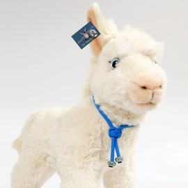 Uni-Toys Baronesse Baroque Donkey White Donkey with Blue Eyes 29 cm Plush Toy