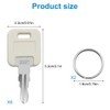 6 Pcs G391 RV Keys - Stainless Steel Camper &