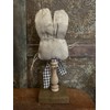Primitives Supplies for Grubby Primitive Rustic Easter Bunny Rabbit Spindle