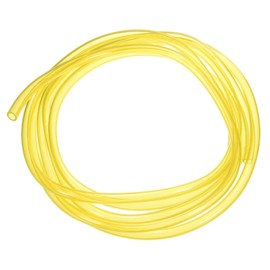 M METERXITY Tubing Carburetor Fuel Vent Line, 5mm(0.2") ID 8mm(0.31") OD 4m(13') Long Polyurethane Gas Oil Tube for ATV/Go Kart/Dirt Bike, Universal Petrol Pipe Replacement [Yellow]