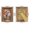 PETAFLOP Rustic Picture Frame, 10 x 15 cm, Set of