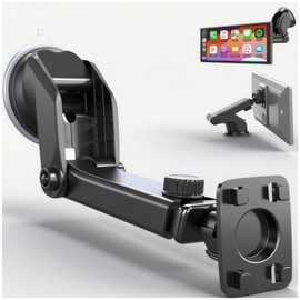 Epronic 360 Degree Rotating Suction Cup Mount for Car Audio Portable Apple CarPlay Display Holder Dashboard Replacement Mount Bracket for All Navigator CarPlay