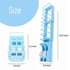Dispensador de cinta rápida para manualidades y envoltorio de regalos, 18 tiras en segundos, hecho a mano, embalaje de regalo, potente y resistente, sin cuchillas, compacto y resistente, funciona con