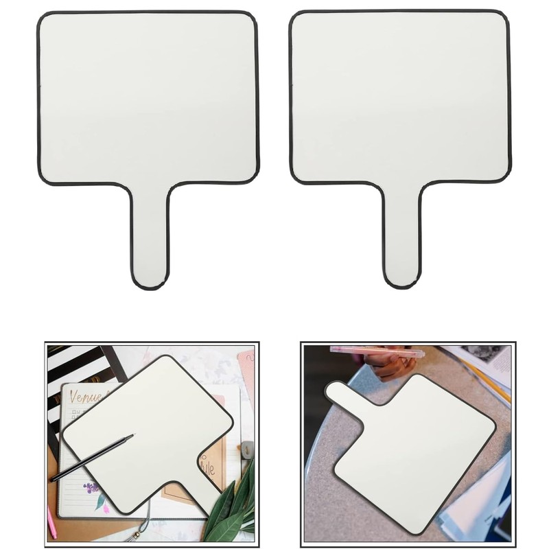koundeneko Dry Erase Board, Handheld, Answer Board, Set of 2,