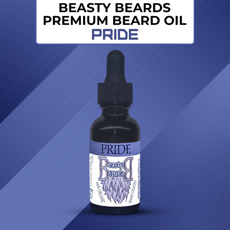 Beasty Beards - Organic Beard Oil - 1floz/30ml - Pride