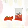 Nine Mansion Speed Slicer Stainless Steel Fruit Slicer Cup, Strawberry,