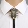 KeCol Adult Mens Guitar Head Base Western Bolo Tie Bronze