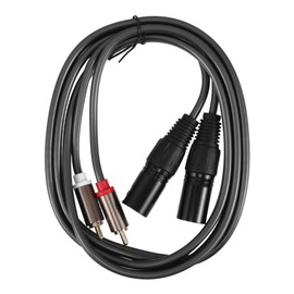 FUNOMOCYA XLR Audio Cable to XLR Male Adapter m for Mixing Consoles Amplifiers and Audio Equipment Sound